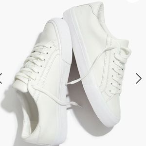 Medewell Sidewalk Lop Top Leather Sneakers